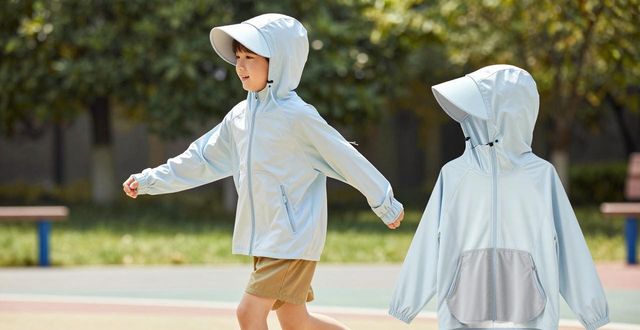 探路者儿童防晒衣，专业防晒超轻量，孩子夏日活动无忧