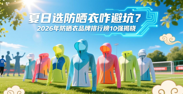 夏日选防晒衣咋避坑？2026年防晒衣品牌排行榜10强揭晓