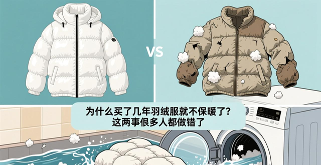 为什么买了几年羽绒服就不保暖了？这两件事很多人都做错了