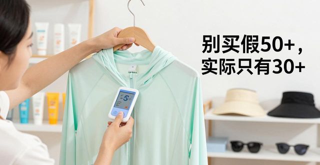 防晒衣真假防晒实测：别买假50+，实际只有30+