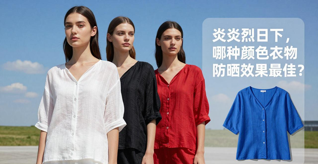 炎炎烈日下，哪种颜色衣物防晒效果最佳？答案都在这儿了