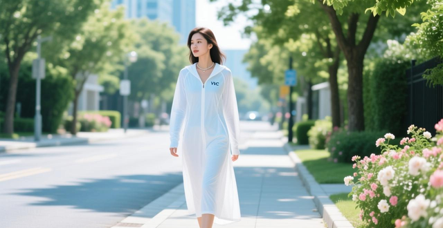 夏日防晒新选择！时尚长款防晒衣，舒适又靠谱