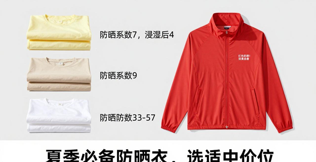 红色防晒衣最防晒！别被白色骗了